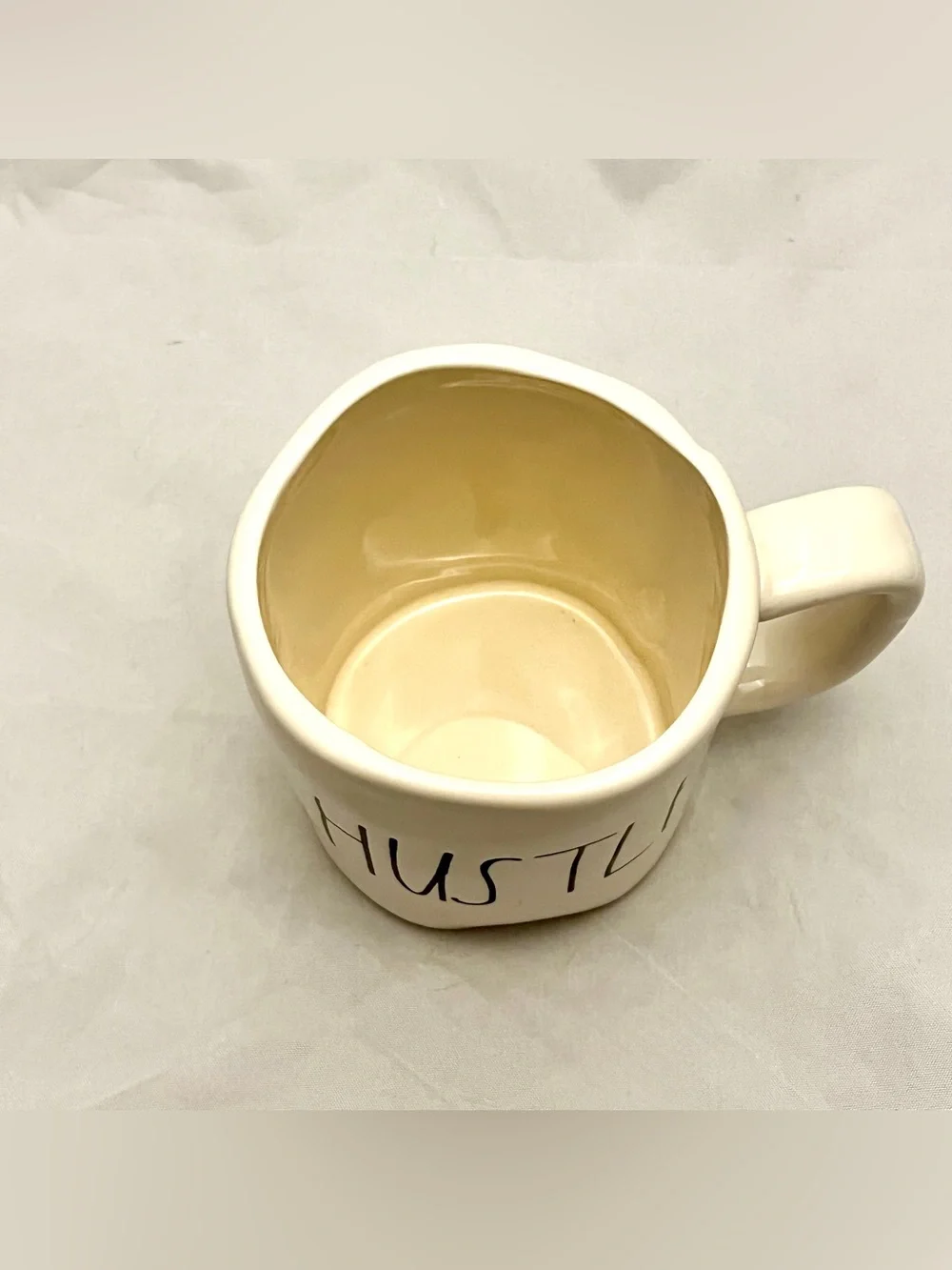 Rae Dunn Hustle Coffee Mug, Never Used, EUC